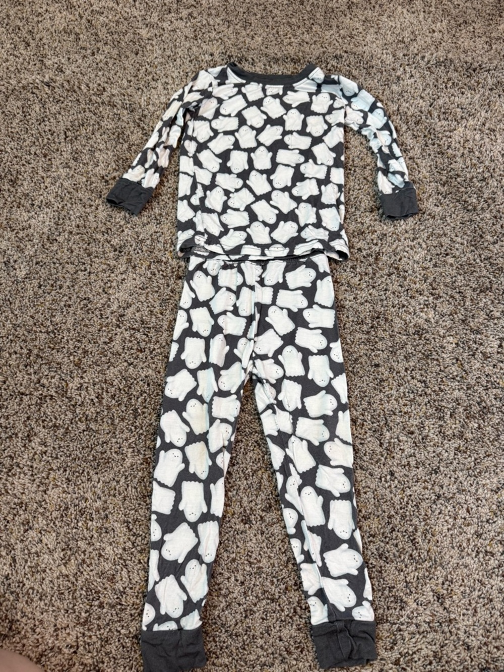 Little One Shop Toddler Halloween Bamboo Ghost Pajamas - Size 18/24 Months